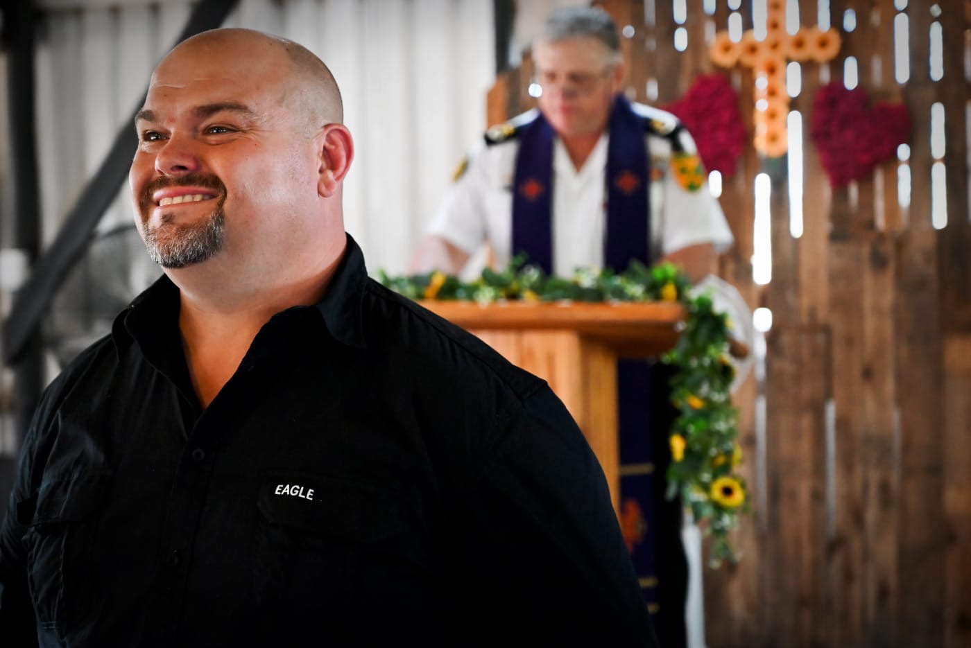 Wedding ceremony by Dr. Gerrit Rademeyer in Eshowe