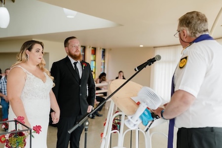 Wedding ceremony by Dr. Gerrit Rademeyer in Eshowe