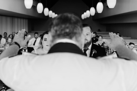 Wedding ceremony by Dr. Gerrit Rademeyer in Eshowe