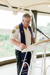 Wedding ceremony by Dr. Gerrit Rademeyer in Eshowe