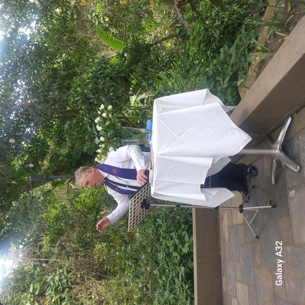 Wedding ceremony by Dr. Gerrit Rademeyer in Eshowe
