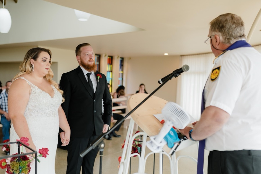 Wedding ceremony by Dr. Gerrit Rademeyer in Eshowe